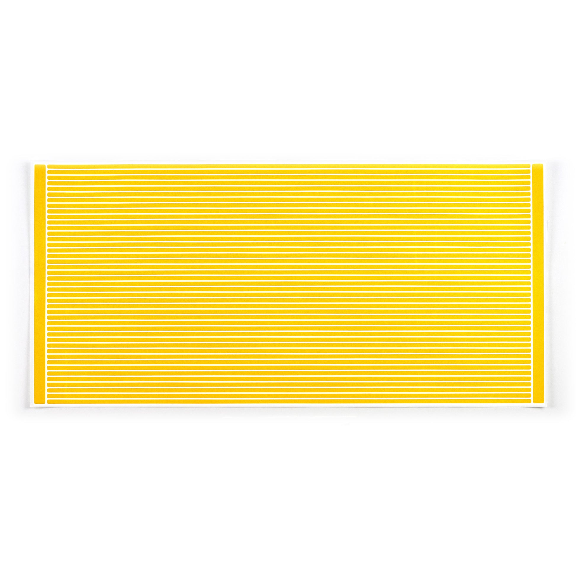 RydeSafe Reflective Stickers Pinstripe Kit - XL - Yellow