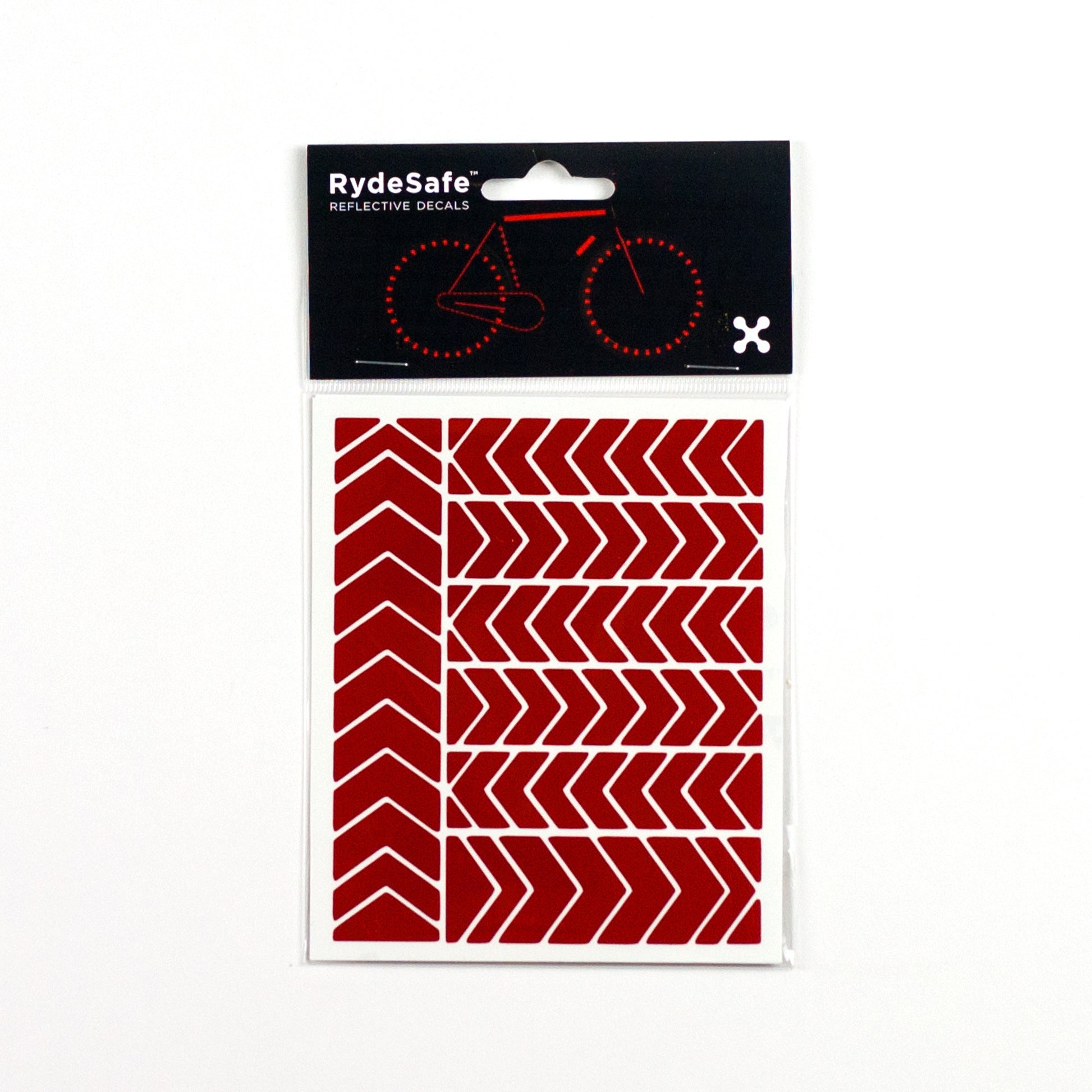 RydeSafe Reflective Decals - Chevron Kit - Small (Red)