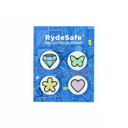 RydeSafe Reflective Button Kits - (4 PACK)